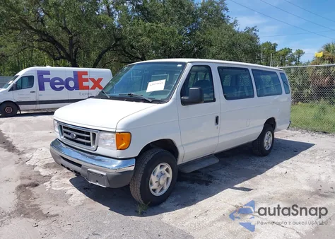 2007 Ford E-350 Super Duty Xl/Xlt z USA, uszkodzony, nr VIN 1FBSS31L37DB34876